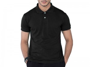 Basic Polo Shirt for Men - Black