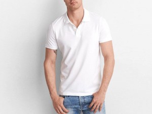 Basic Polo Shirt for Men - White
