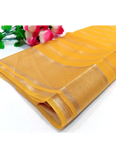 Lining Printed Organza Dupatta - Yellow Price in Pakistan