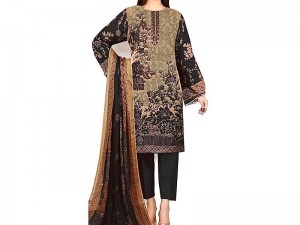 Heavy Embroidered Linen Dress 2022 with Linen Dupatta Price in Pakistan