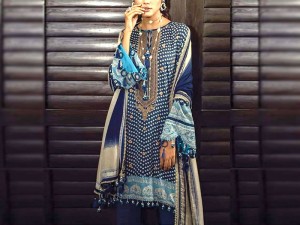 Embroidered Khaddar Suit 2022 with Wool Shawl