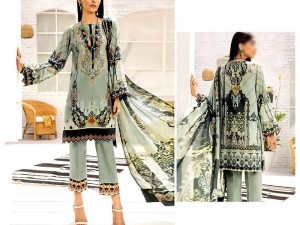 Embroidered Linen Suit 2022 with Wool Shawl Dupatta Price in Pakistan