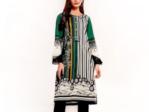 Embroidered Linen Dress 2022 with Linen Dupatta