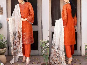 Handwork Embroidered Organza Wedding Dress 2023 Price in Pakistan