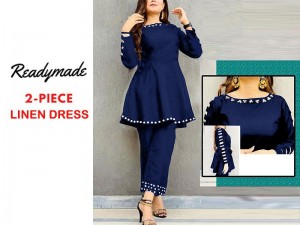 Readymade 2-Piece Linen Dress 2023 Price in Pakistan