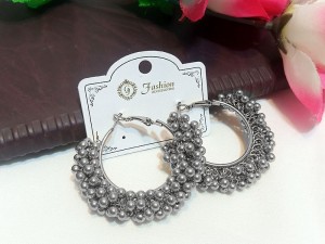 Traditional Fashion Earrings - Silver