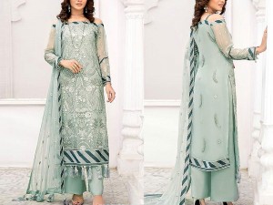 Heavy Embroidered Fancy Chiffon Party Wear Dress 2023 Price in Pakistan