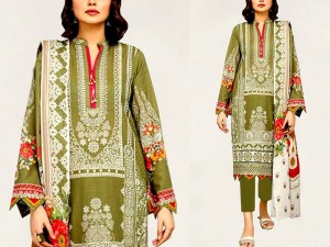 Digital Print Lawn Dress 2023 with Digital Printed Lawn Dupatta Price in Pakistan
