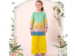 Digital Print 2-Piece Lawn Dress for Girls Price in Pakistan