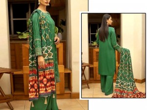 Digital Print Premium Quality Lawn Dress with Voil Lawn Dupatta Price in Pakistan