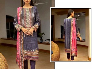 Digital Print Premium Quality Lawn Dress with Voil Lawn Dupatta Price in Pakistan