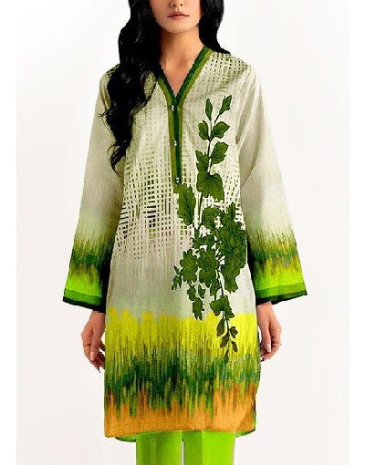 Embroidered Lawn Dress 2024 with Chiffon Dupatta Price in Pakistan