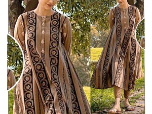 2-Piece Heavy Embroidered Lawn Dress 2023 Price in Pakistan