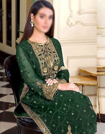 2-Piece Sequins Embroidered Lawn Dress 2023 Price in Pakistan