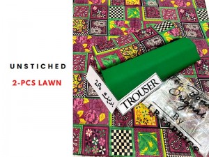 Elegant 2-Piece Printed Lawn Suit 2024 Price in Pakistan