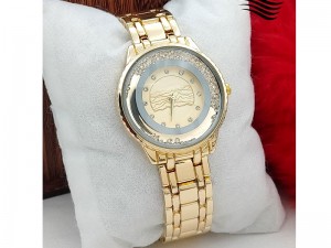 Stylish Golden Bracelet Watch for Women