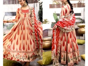 Digital All-Over Print Lawn Dress with Diamond Dupatta Price in Pakistan