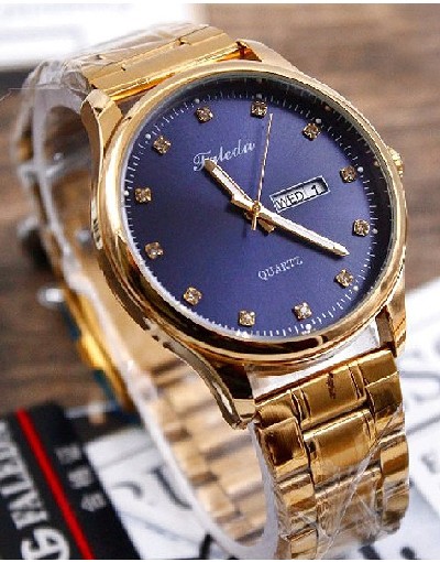 Original Faleda Men's Stainless Steel Chain Watch Price in Pakistan