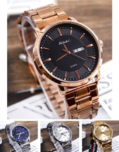 Original Faleda Men's Stainless Steel Chain Watch Price in Pakistan