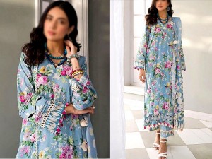 Digital Print Lawn Dress with Sequins Diamond Lawn Dupatta Price in Pakistan