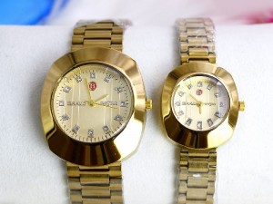Pack of 2 Bravo Stainless Steel Chain Couple Watches