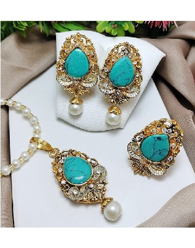 Egyptian Necklace Set with Adjustable Ring Price in Pakistan