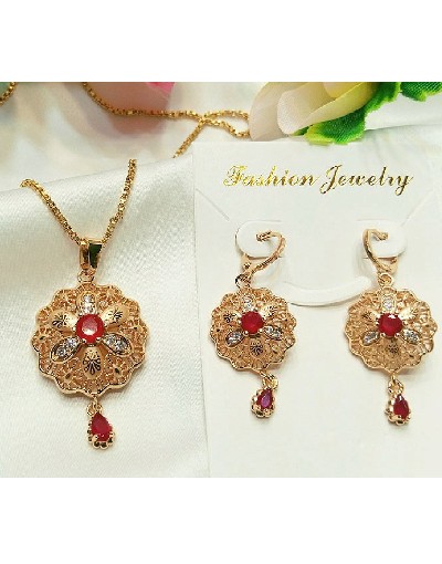 Adorable Flower Shaped Locket Set for Girls Price in Pakistan