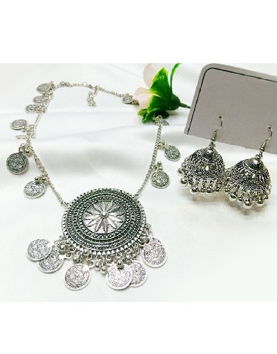 Ethnic Turkish Mala & Jhumka Set Price in Pakistan