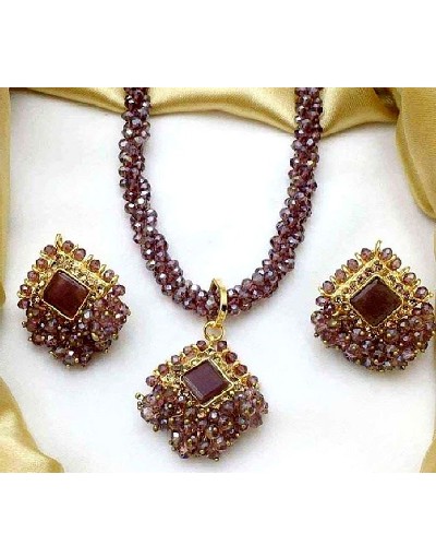 Elegant Mala Necklace Set with Earrings Price in Pakistan