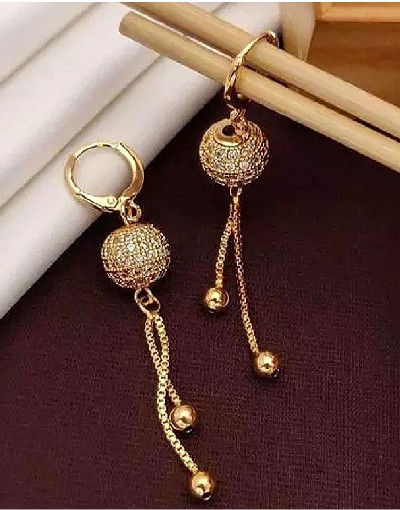 Elegant Golden Ball Shaped Earrings Price in Pakistan