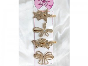 Pack of 4 Beautiful Hair Clips for Girls Price in Pakistan