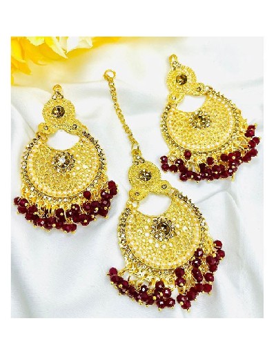 Set of Fancy Earrings & Maang Teeka Price in Pakistan