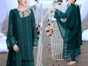 Heavy Embroidered Chiffon Party Wear Dress 2024 Price in Pakistan
