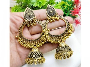 Antique Style Jhumka Earrings Price in Pakistan