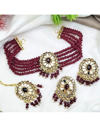 Indian Farshiya Choker Set with Tika Price in Pakistan