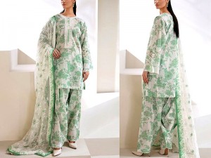 Digital Print Embroidered Swiss Lawn Dress 2023 Price in Pakistan