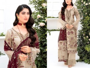 Luxury Handwork & Embroidered Organza Party Dress 2023  (Same As Original) Price in Pakistan