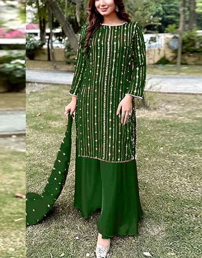 Heavy Embroidered with Pearl Work Chiffon Party Wear Dress 2023 with Embroidered Chiffon Dupatta Price in Pakistan