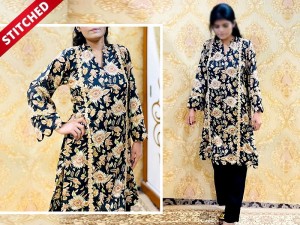 Ready-to-Wear Sunflower Print 2-Piece Lawn Dress 2024 Price in Pakistan
