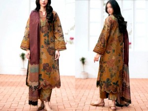 Digital All-Over Print Lawn Dress 2024 with Lawn Dupatta Price in Pakistan