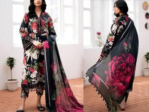 Digital All-Over Print Lawn Suit 2024 with Lawn Dupatta Price in Pakistan