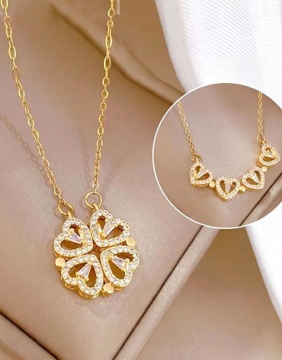 Luxury Double-Wearing Lucky Grass Design