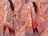 Zuni Embroidered Lawn Suit Price in Pakistan